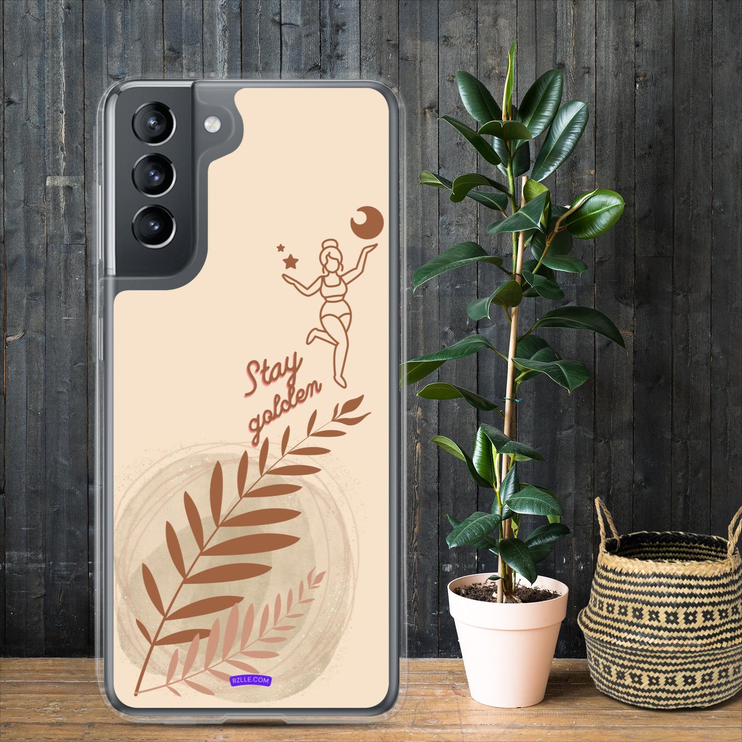 Boho Girl Clear Case for Samsung®