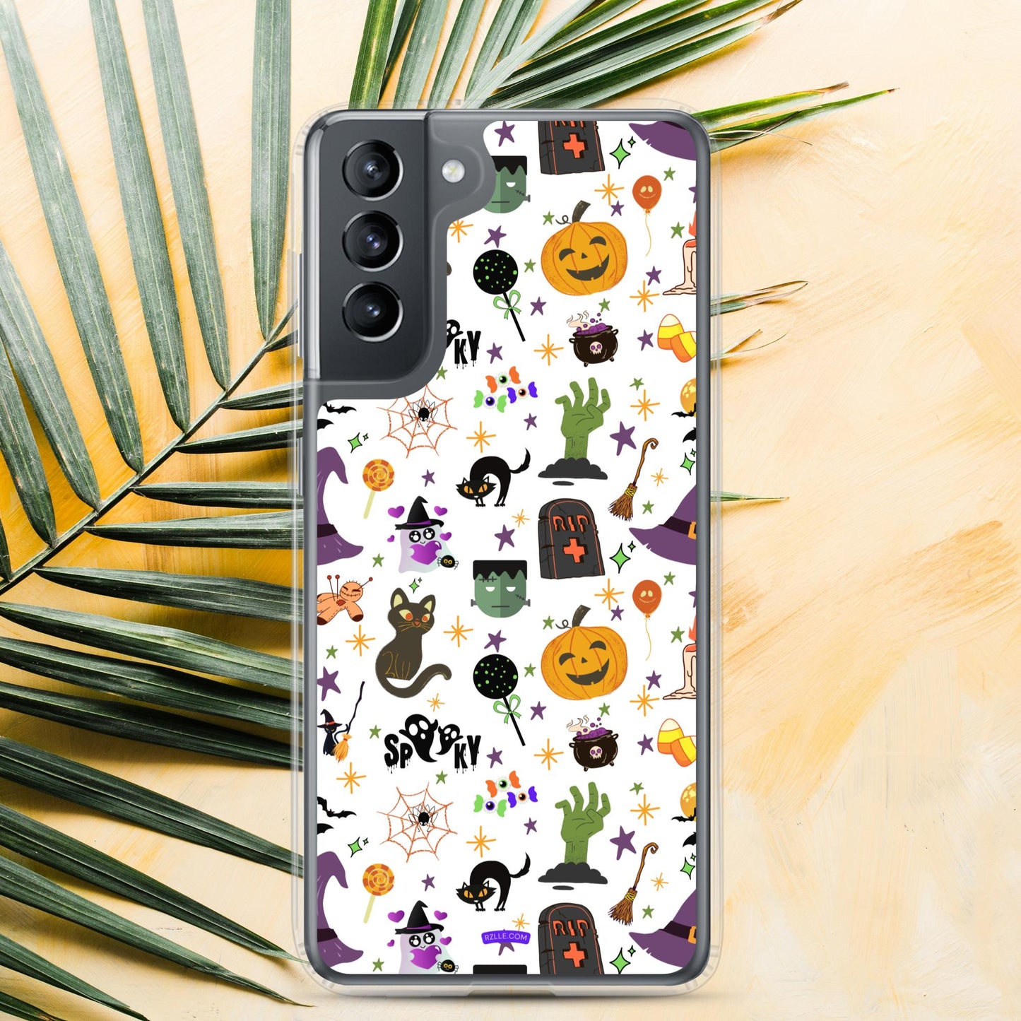 Cute & Spooky Halloween Clear Case for Samsung®