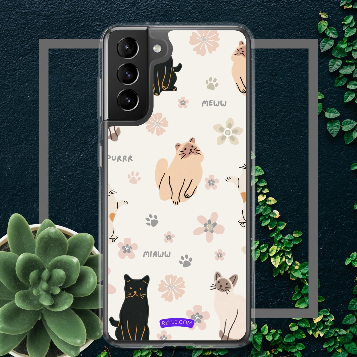 Cute Cats Samsung® Galaxy Clear Phone Case