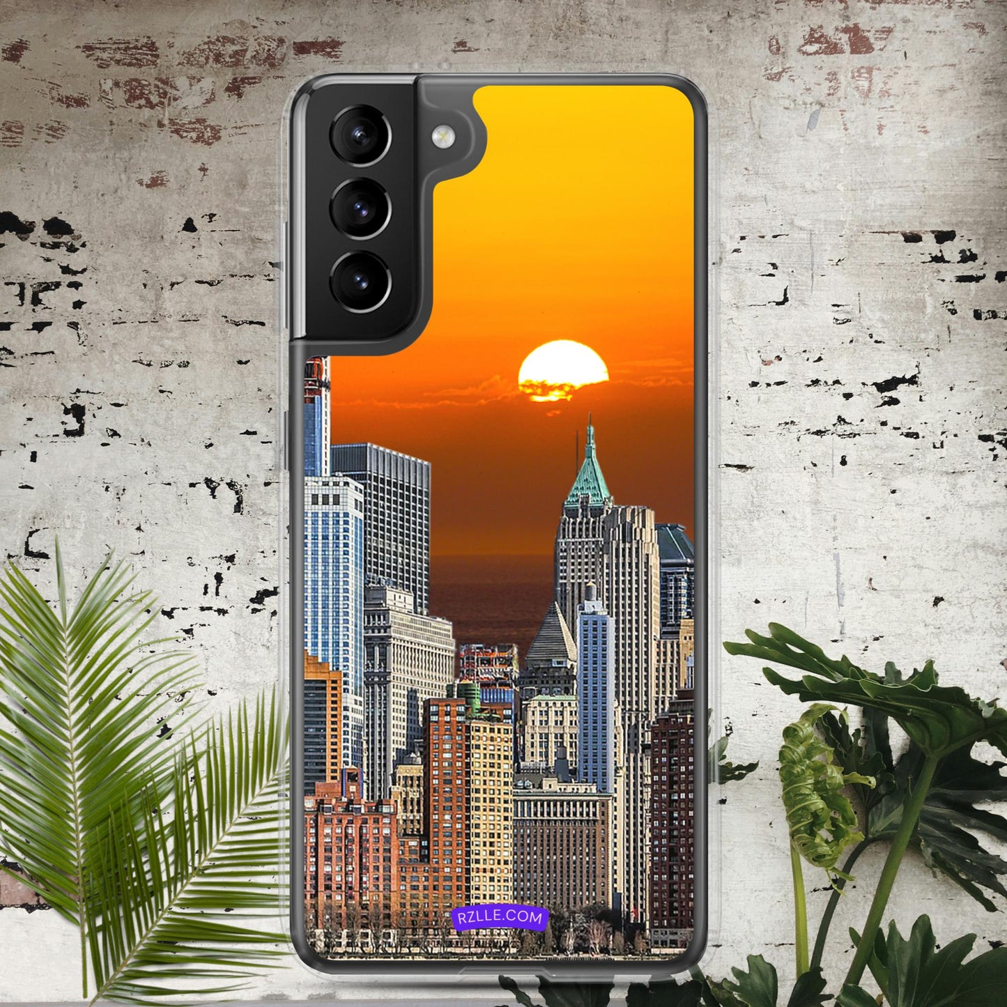 City Skyline Sunset Clear Case for Samsung®