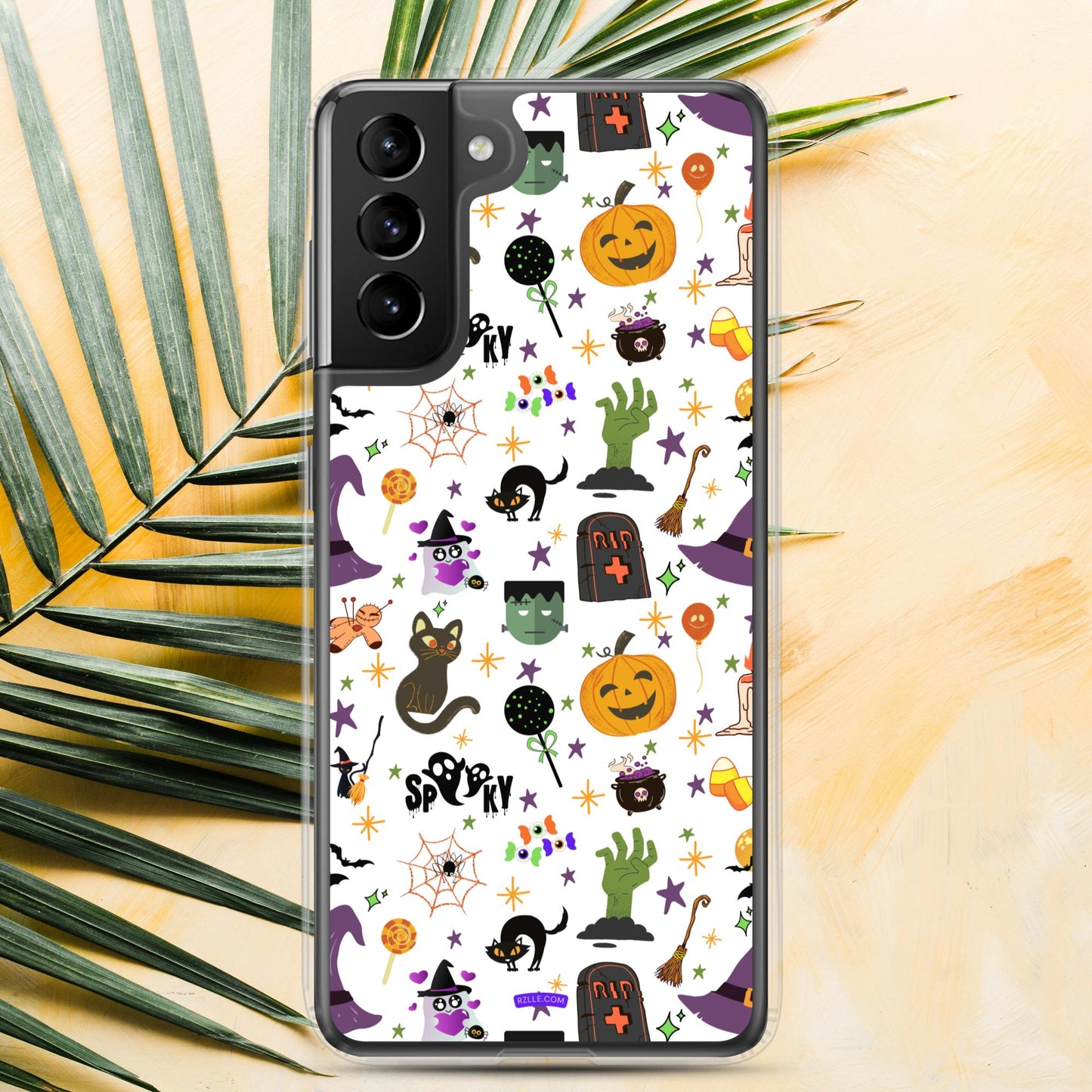 Cute & Spooky Halloween Clear Case for Samsung®