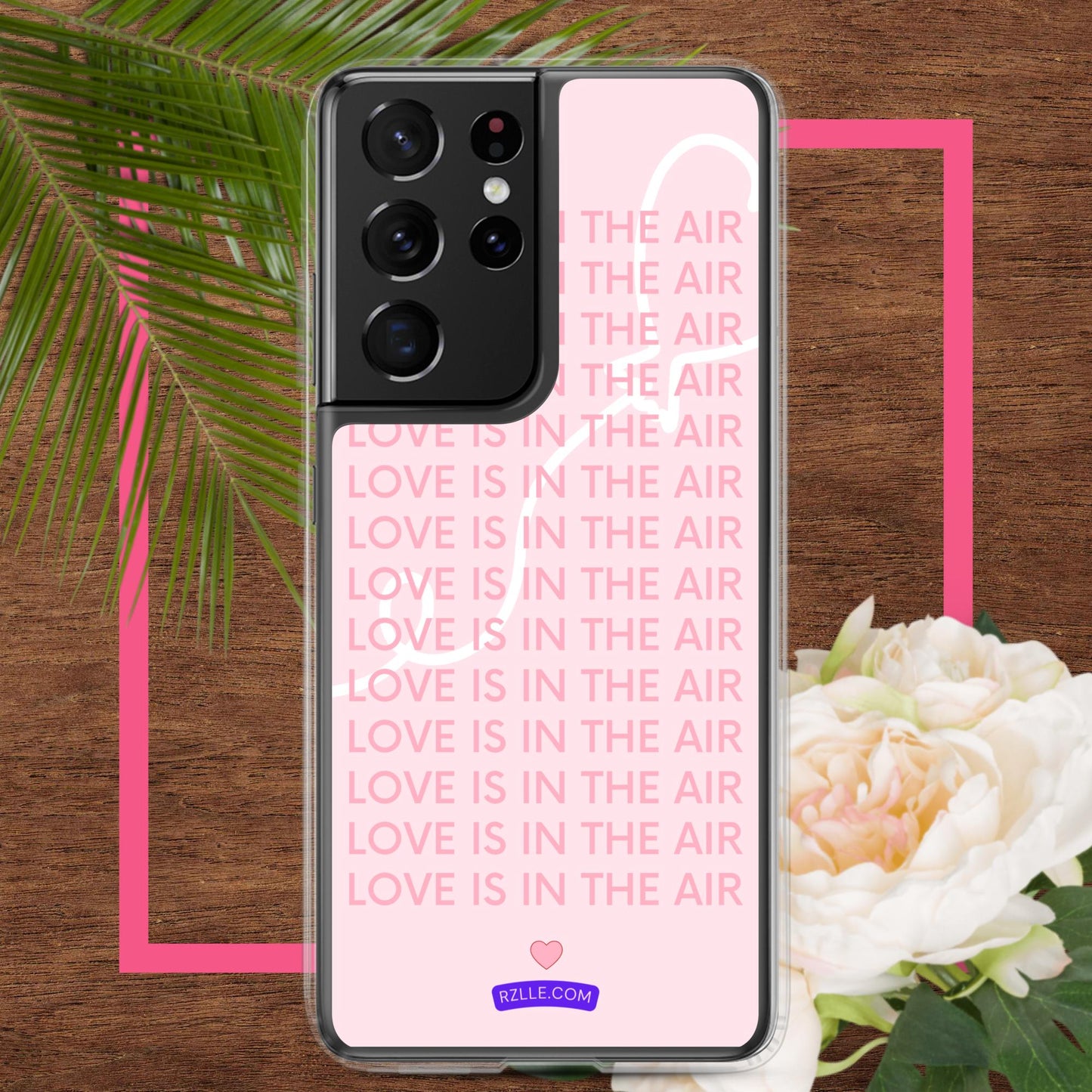 Love Is In The Air Samsung® Galaxy Clear Phone Case