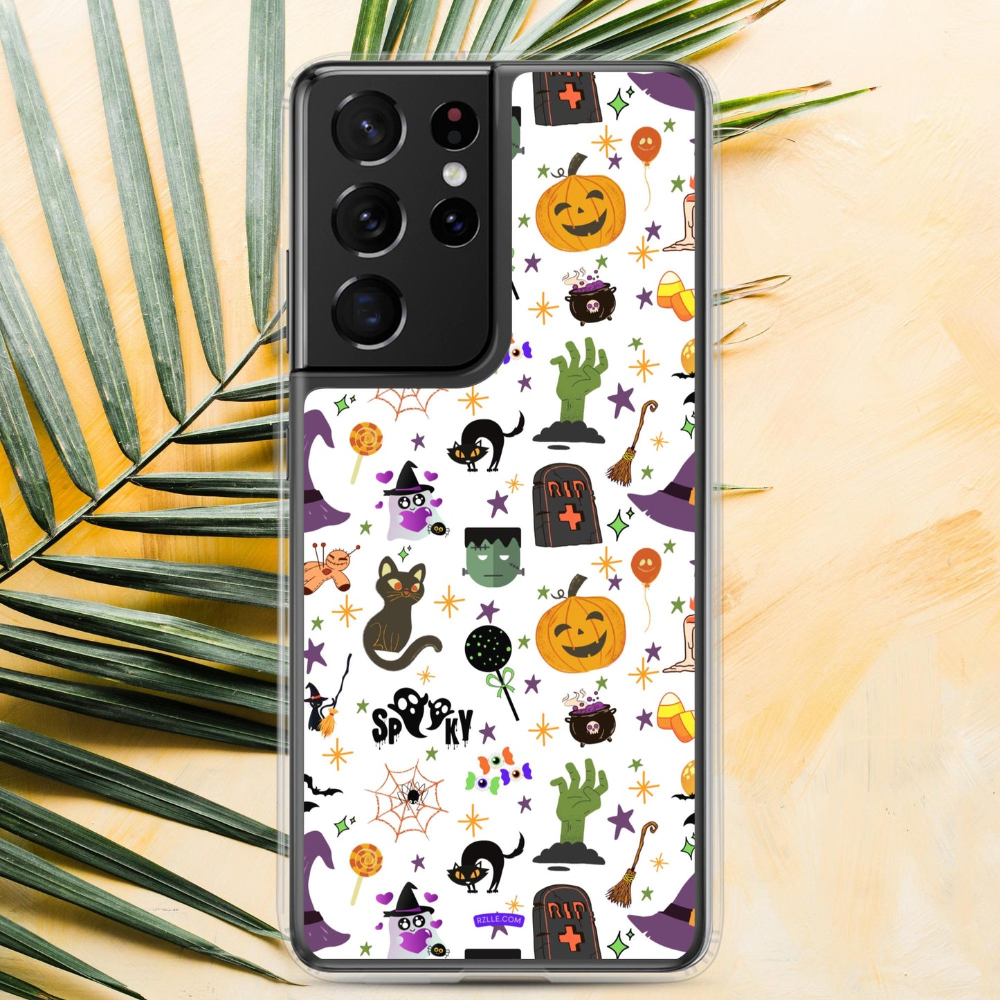 Cute & Spooky Halloween Clear Case for Samsung®