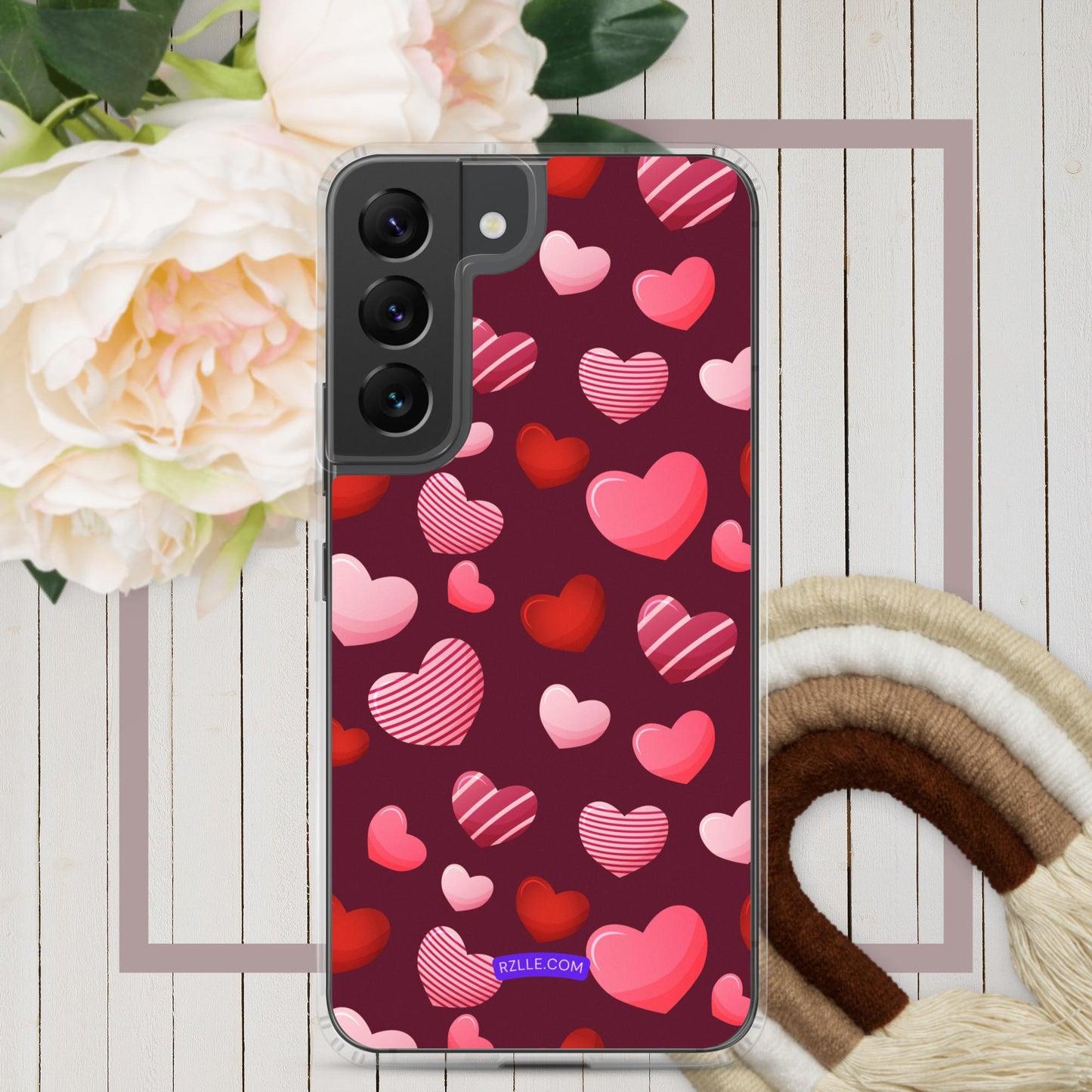 Candy Hearts Samsung® Galaxy Clear Phone Case