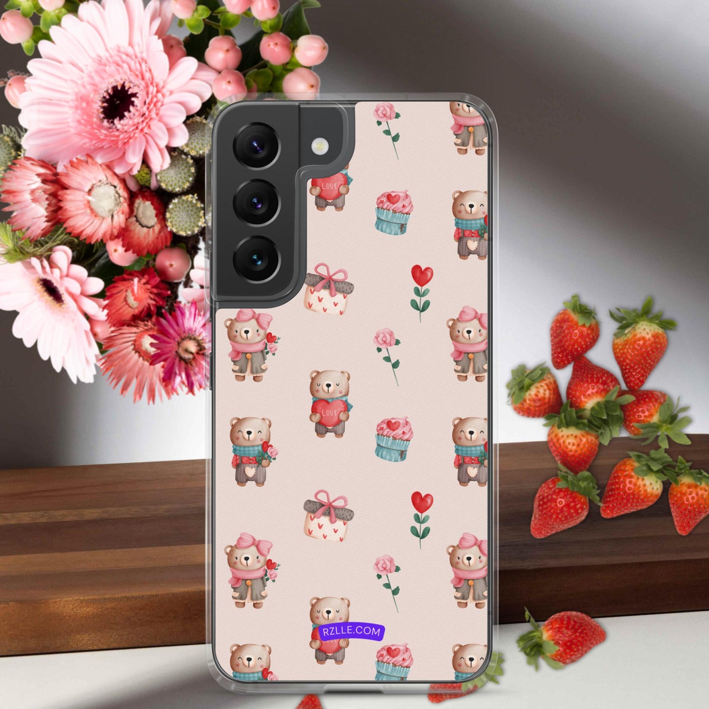 Cute Valentine Bears Samsung® Galaxy Clear Phone Case