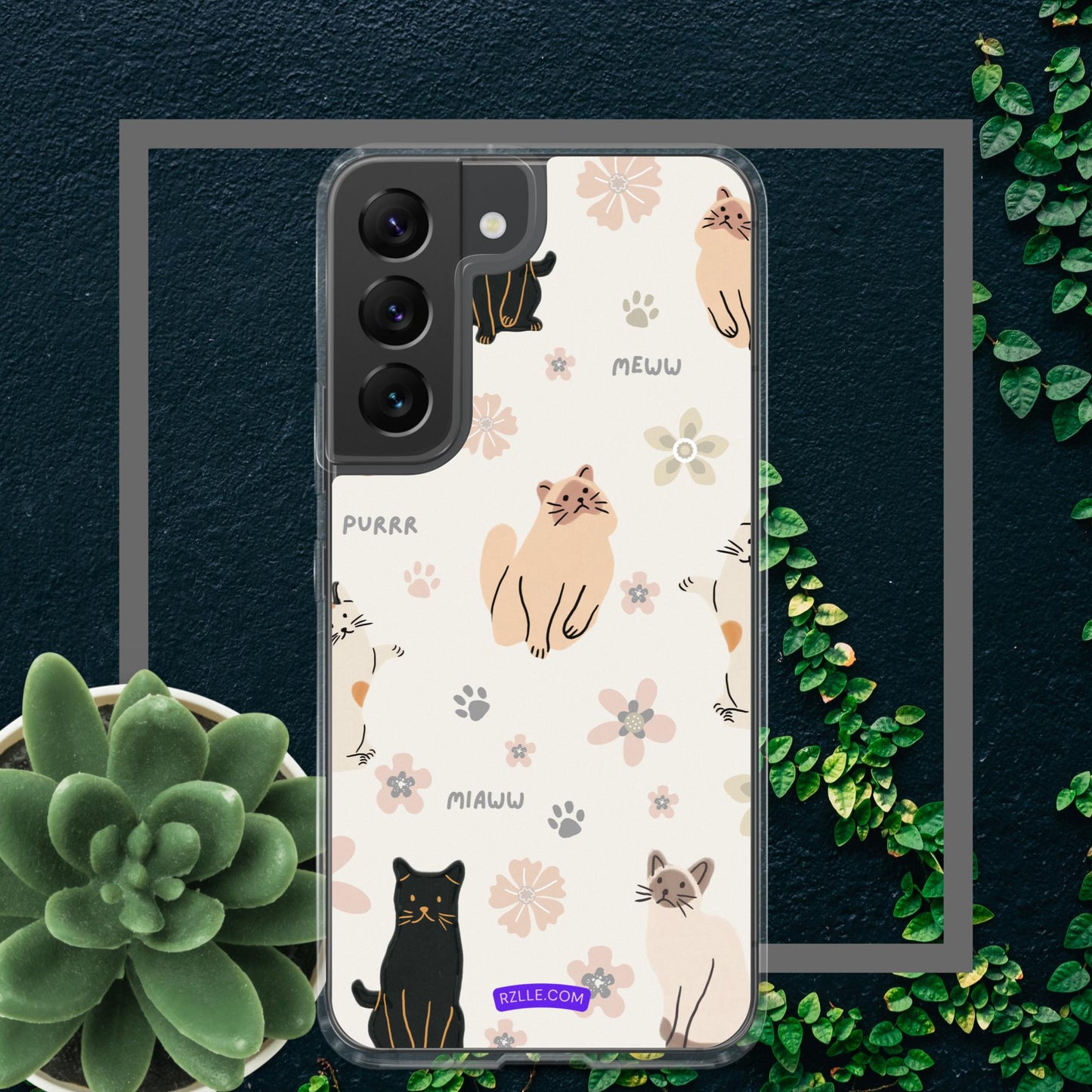 Cute Cats Samsung® Galaxy Clear Phone Case