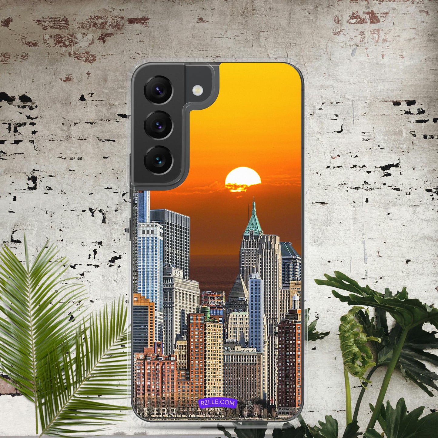 City Skyline Sunset Clear Case for Samsung®