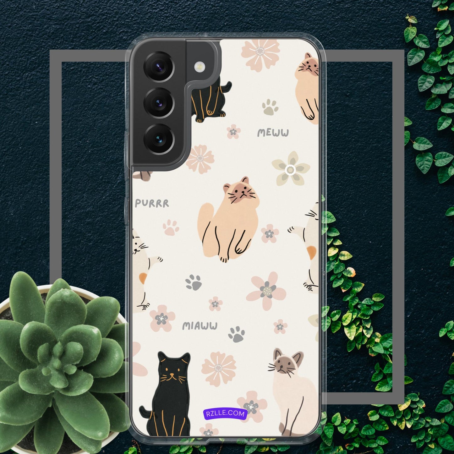 Cute Cats Samsung® Galaxy Clear Phone Case