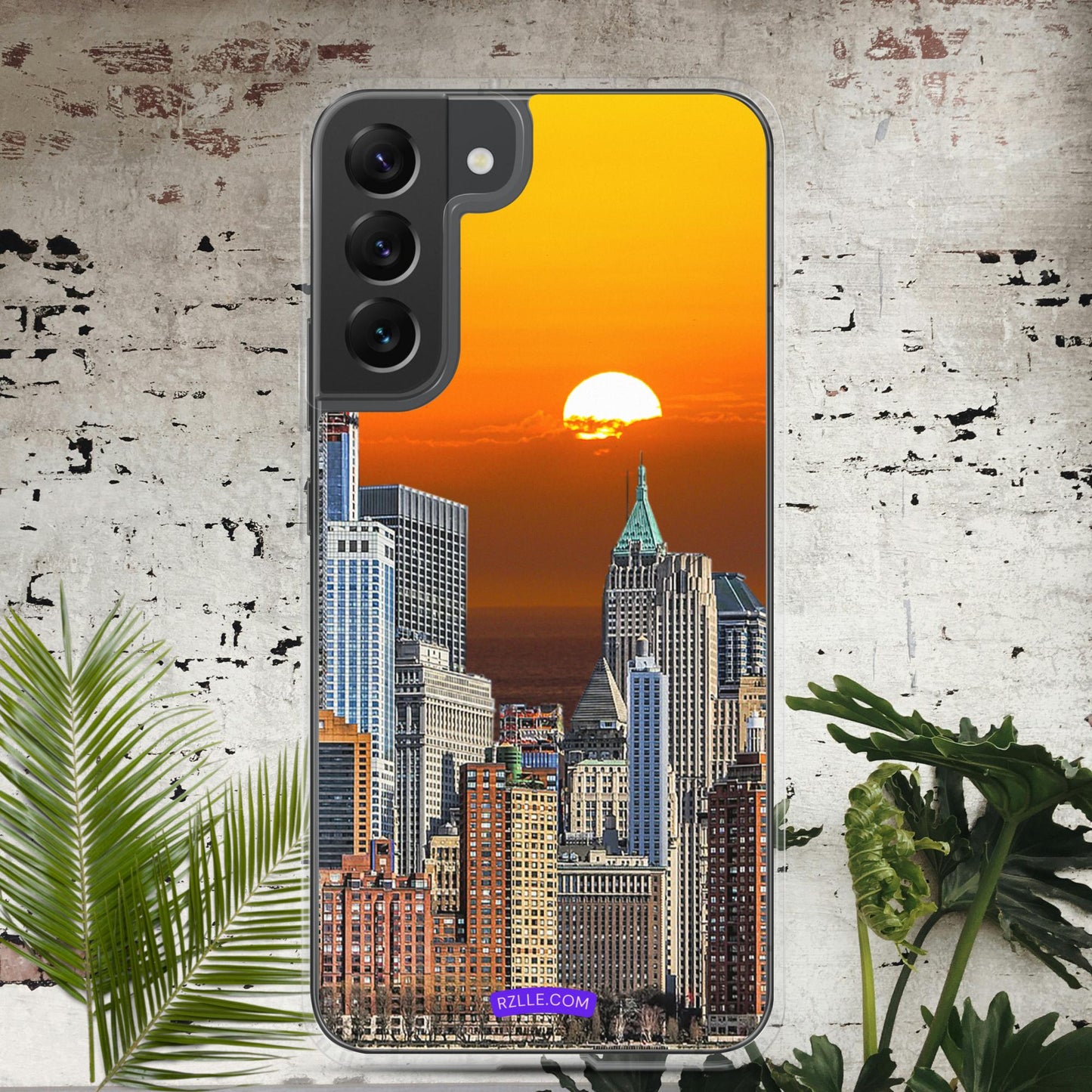 City Skyline Sunset Clear Case for Samsung®