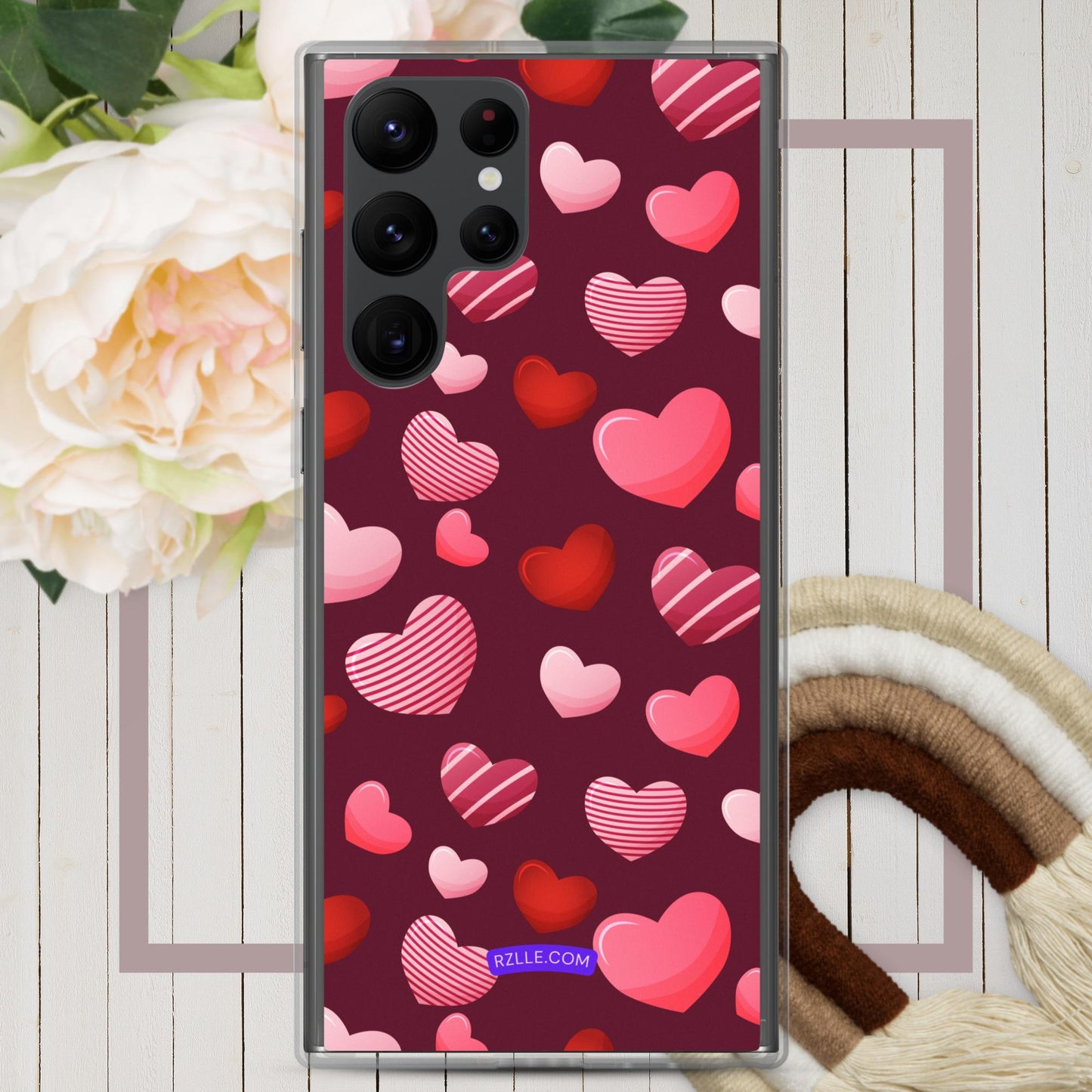 Candy Hearts Samsung® Galaxy Clear Phone Case