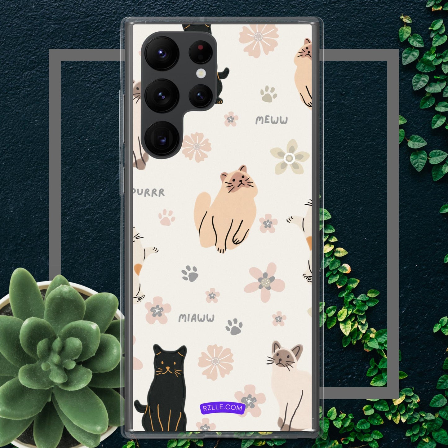 Cute Cats Samsung® Galaxy Clear Phone Case