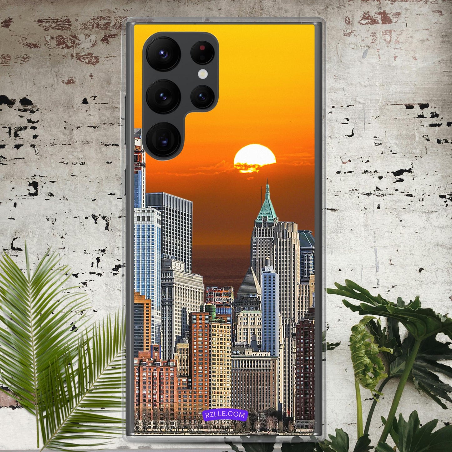 City Skyline Sunset Clear Case for Samsung®