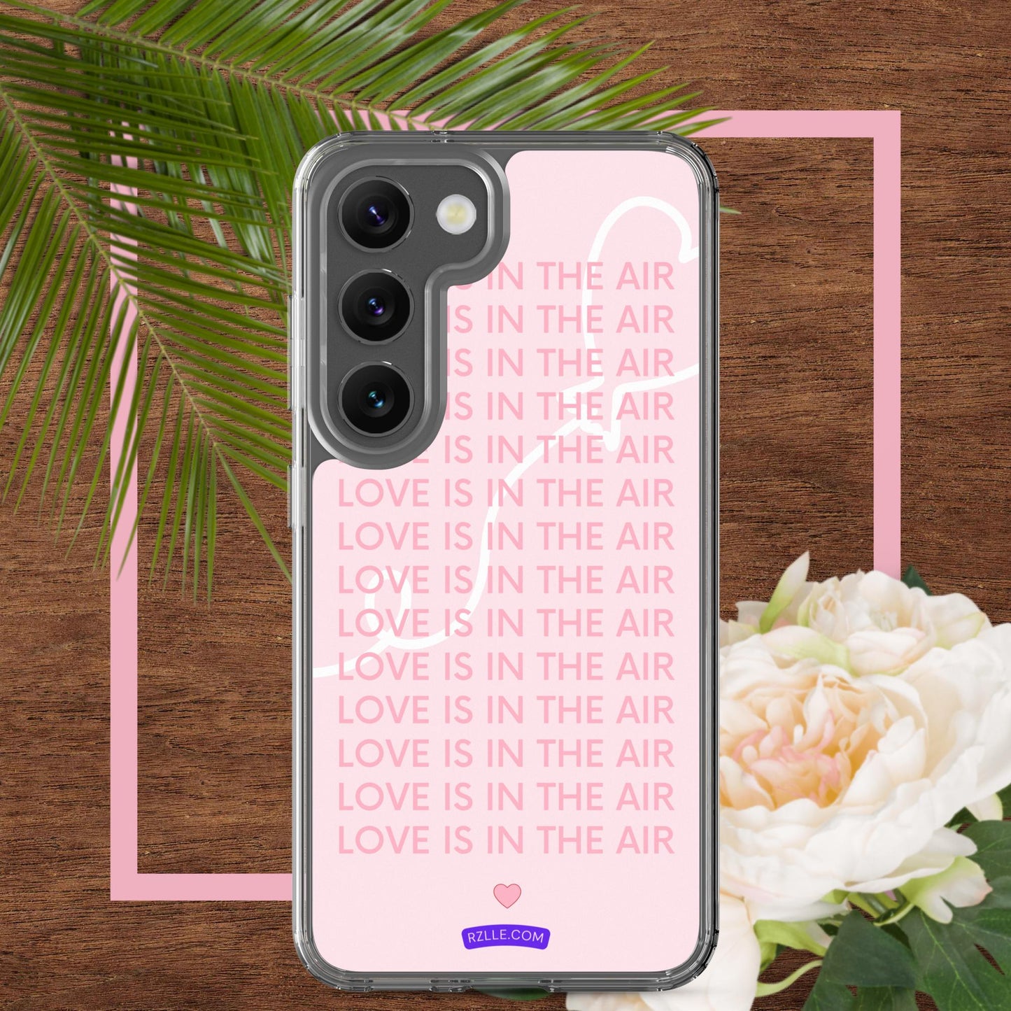 Love Is In The Air Samsung® Galaxy Clear Phone Case