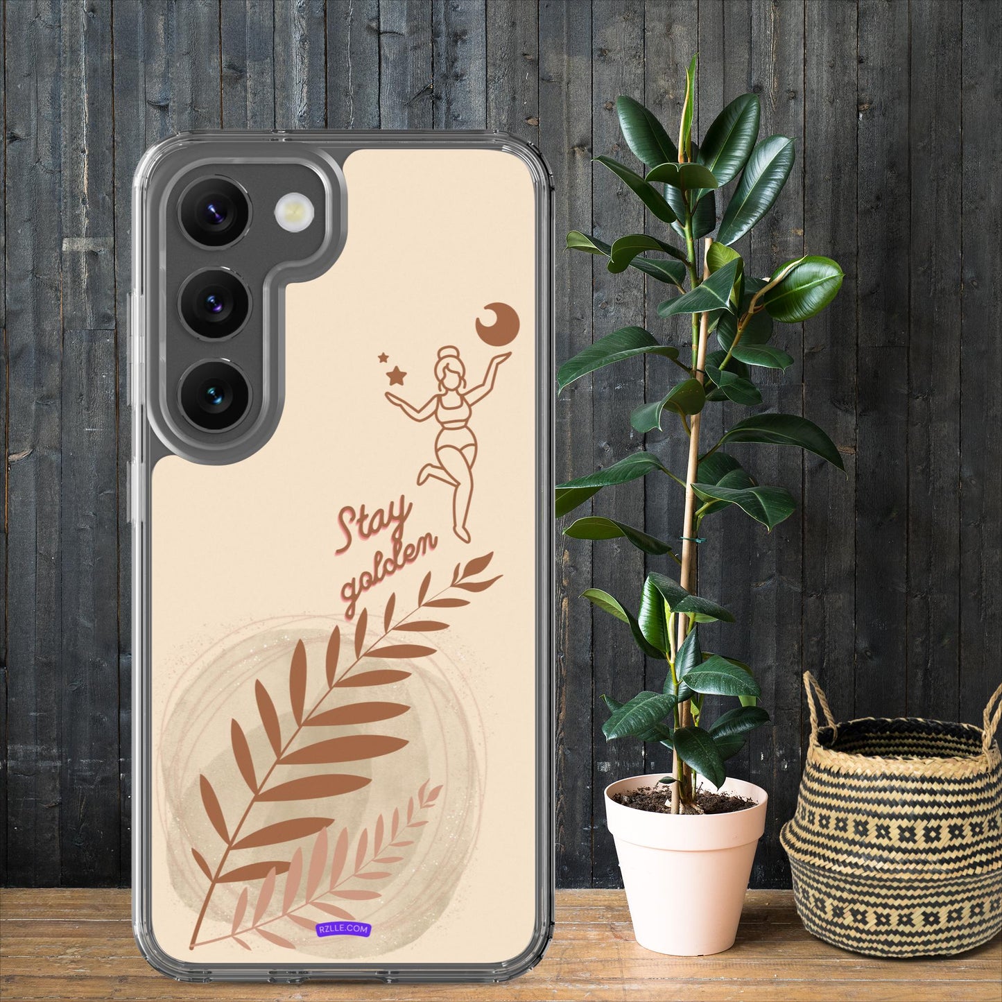 Boho Girl Clear Case for Samsung®