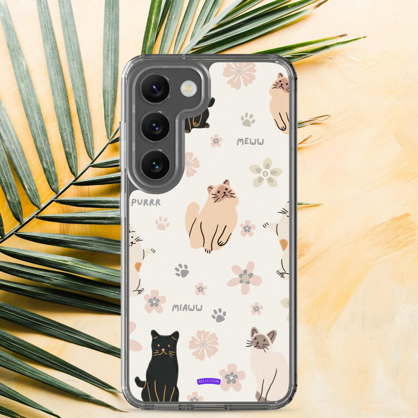 Cute Cats Samsung® Galaxy Clear Phone Case