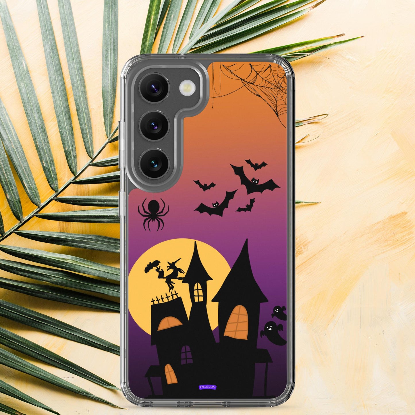 Scary Haunted House Halloween Clear Case for Samsung®