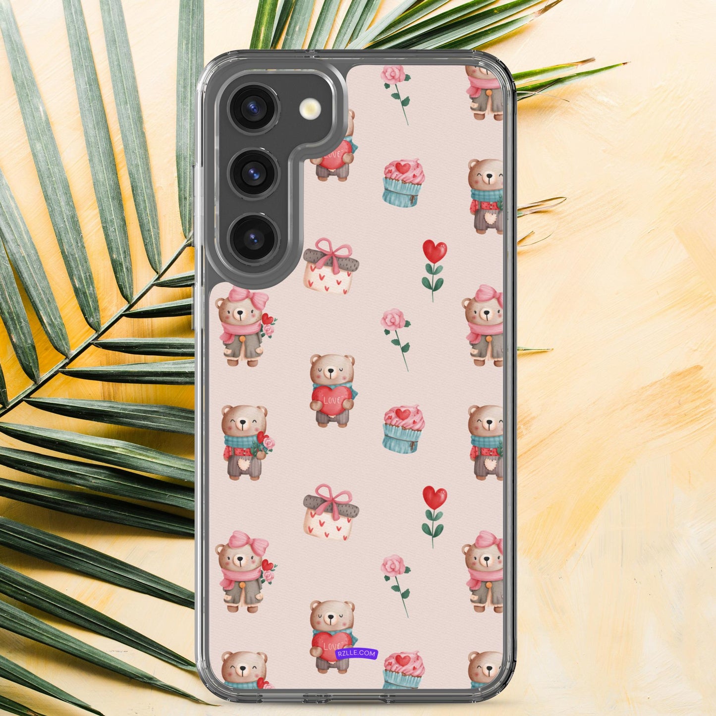 Cute Valentine Bears Samsung® Galaxy Clear Phone Case