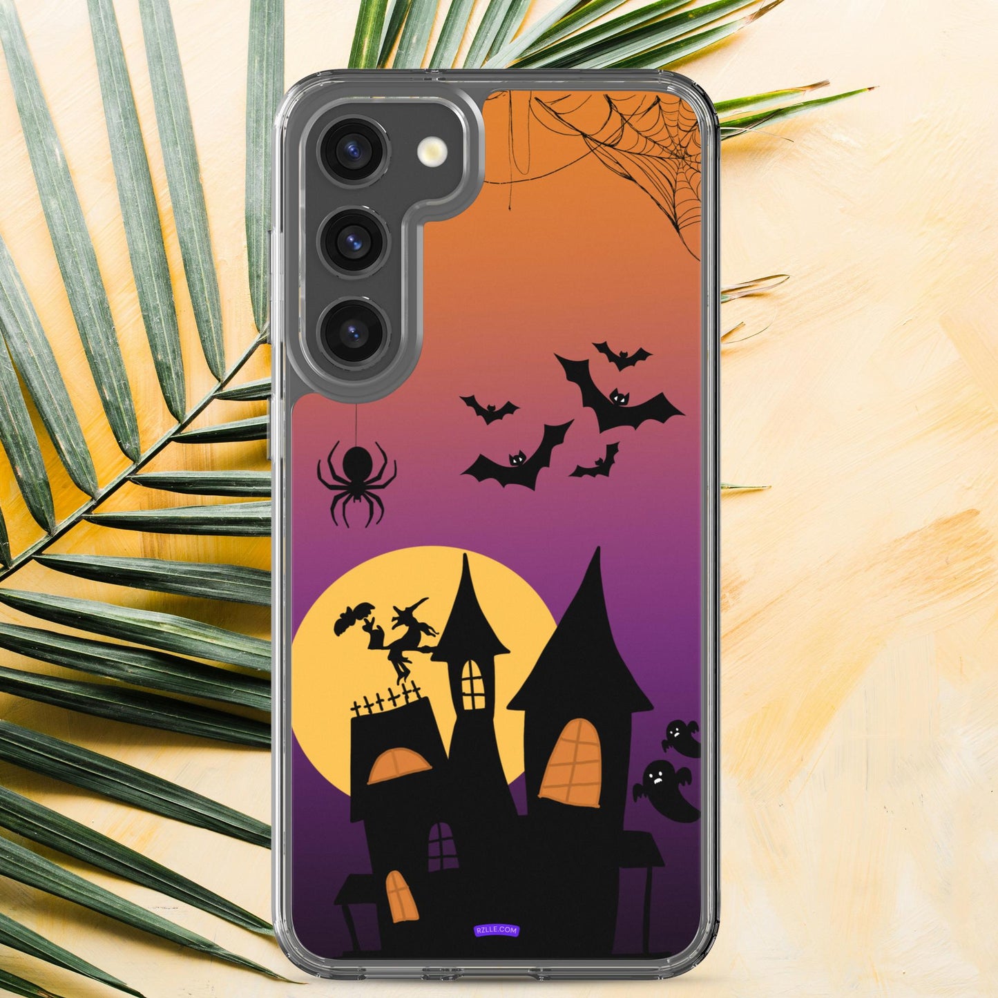 Scary Haunted House Halloween Clear Case for Samsung®