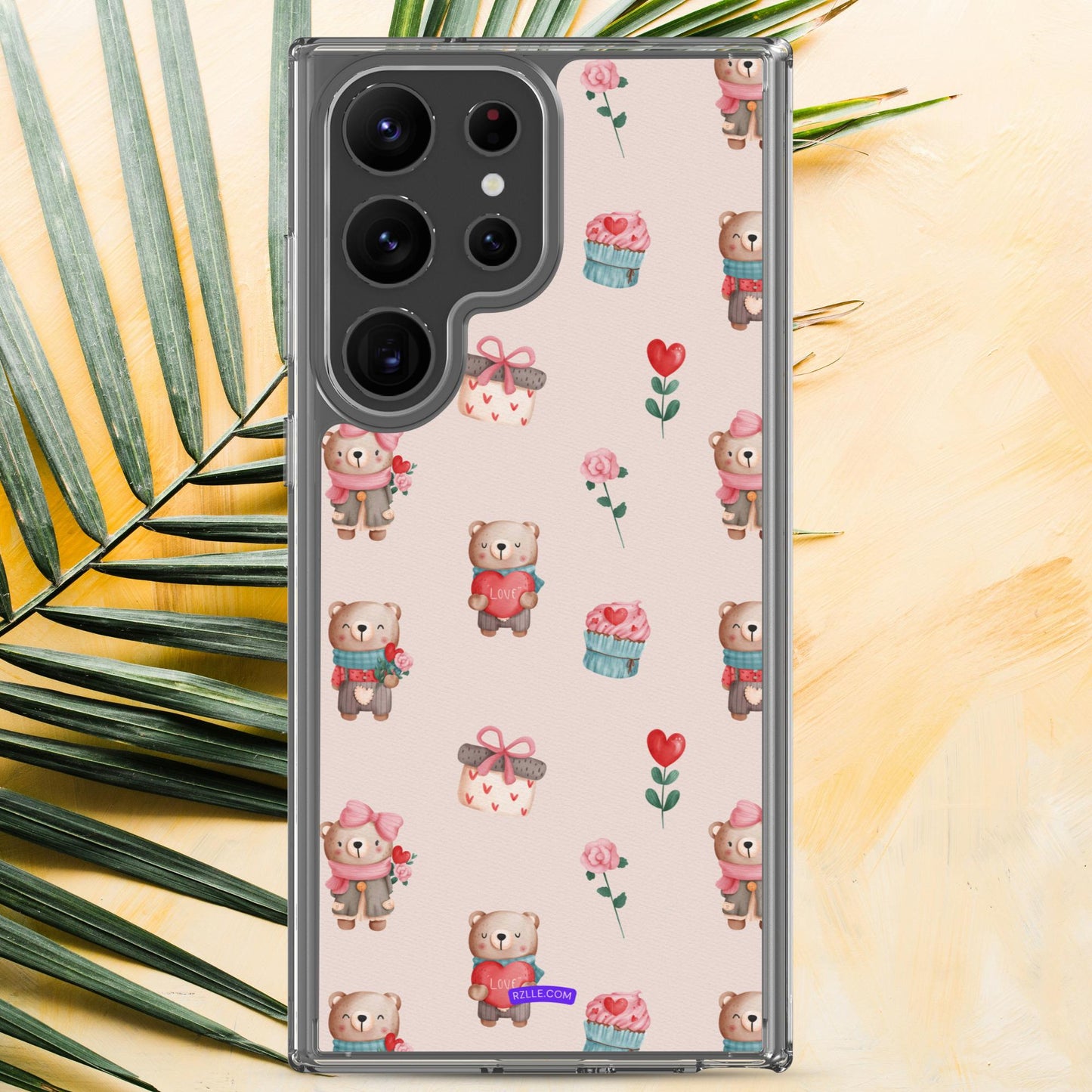 Cute Valentine Bears Samsung® Galaxy Clear Phone Case