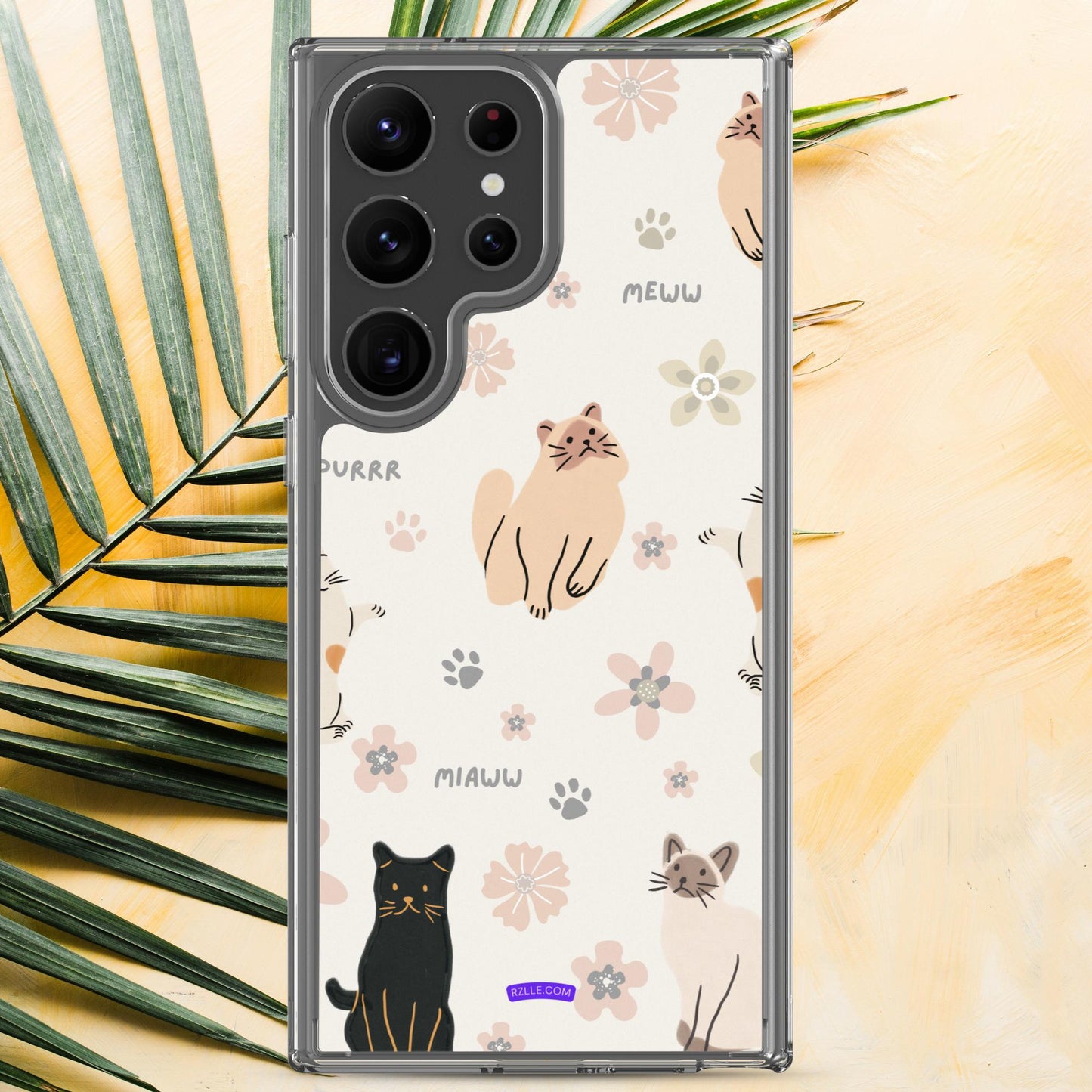 Cute Cats Samsung® Galaxy Clear Phone Case