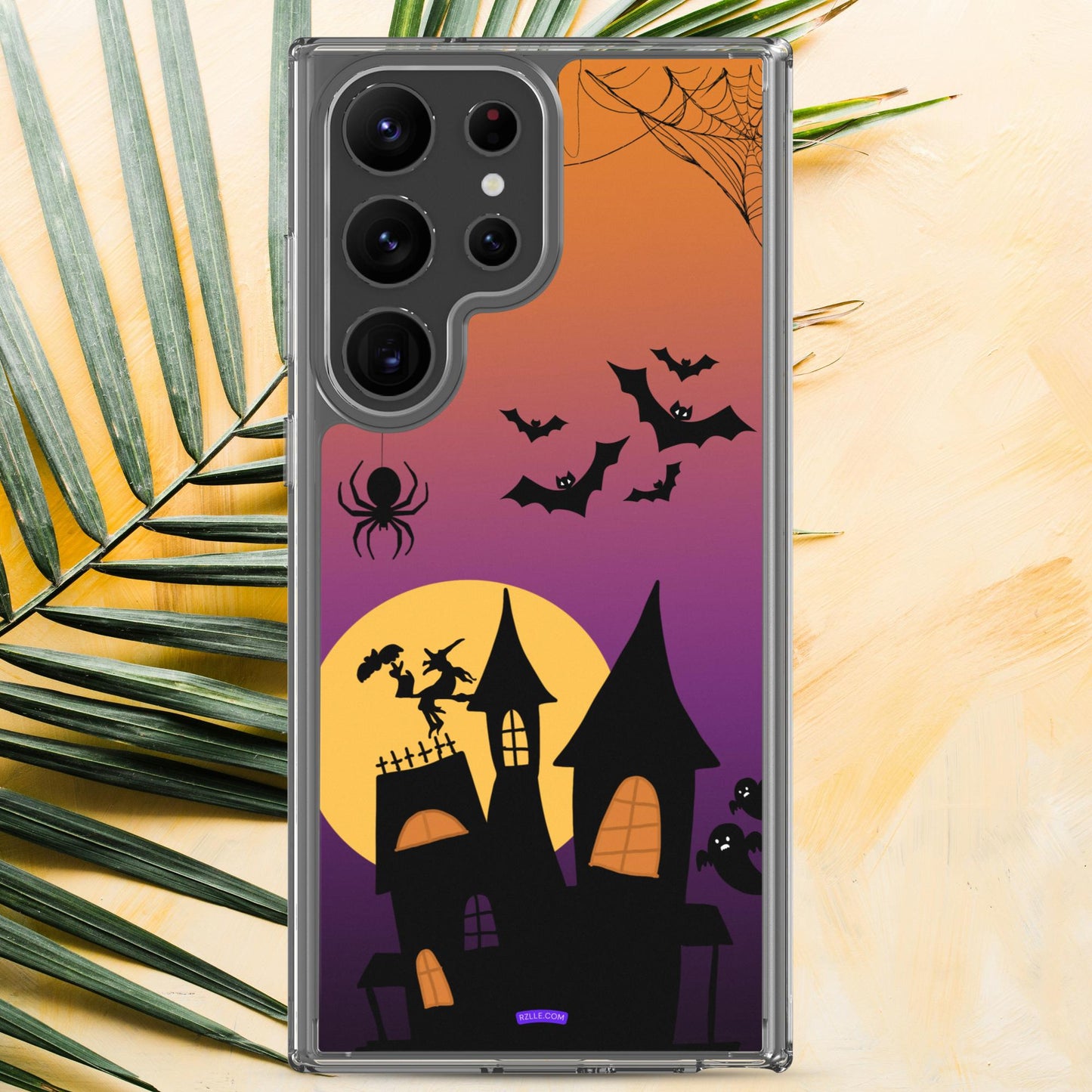 Scary Haunted House Halloween Clear Case for Samsung®