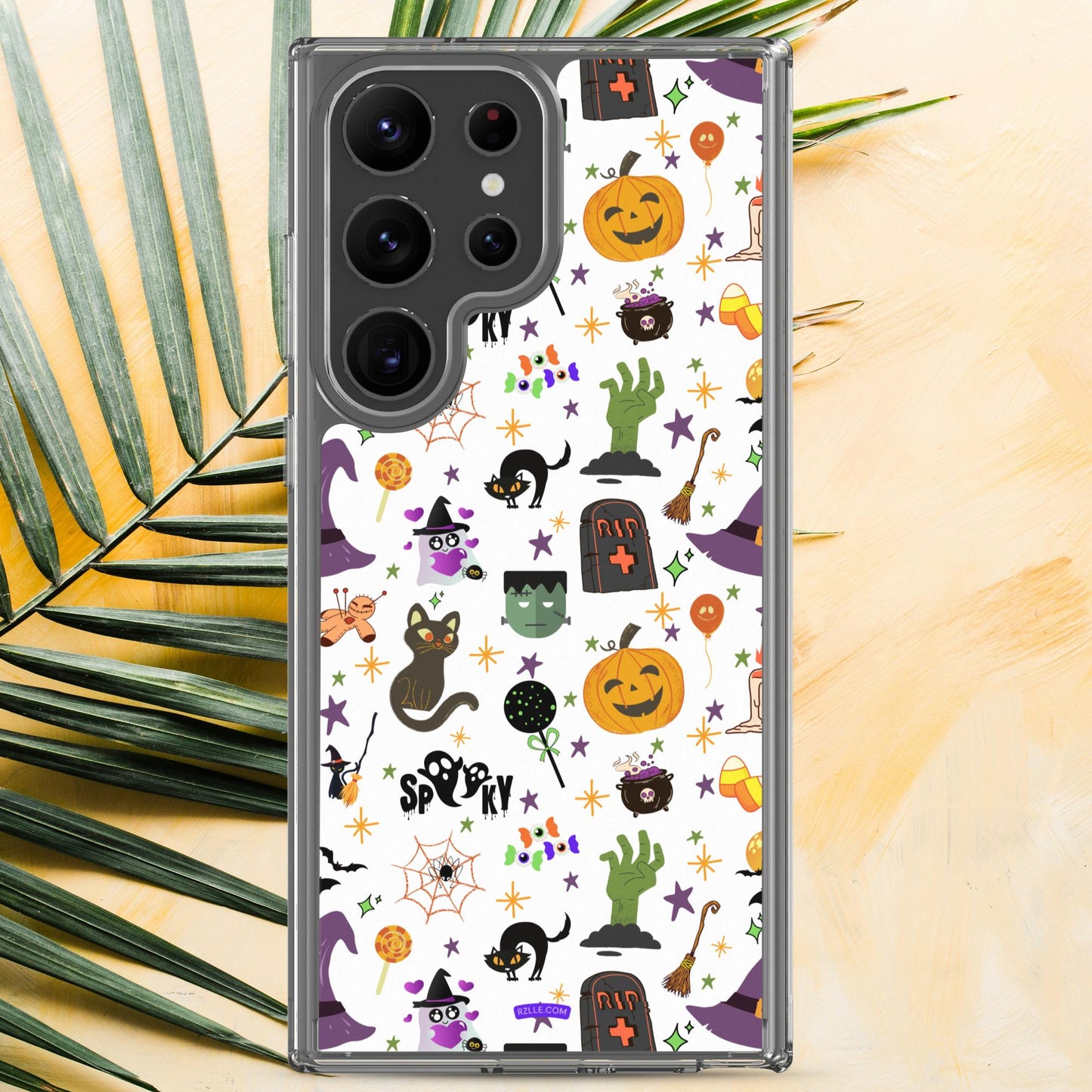 Cute & Spooky Halloween Clear Case for Samsung®