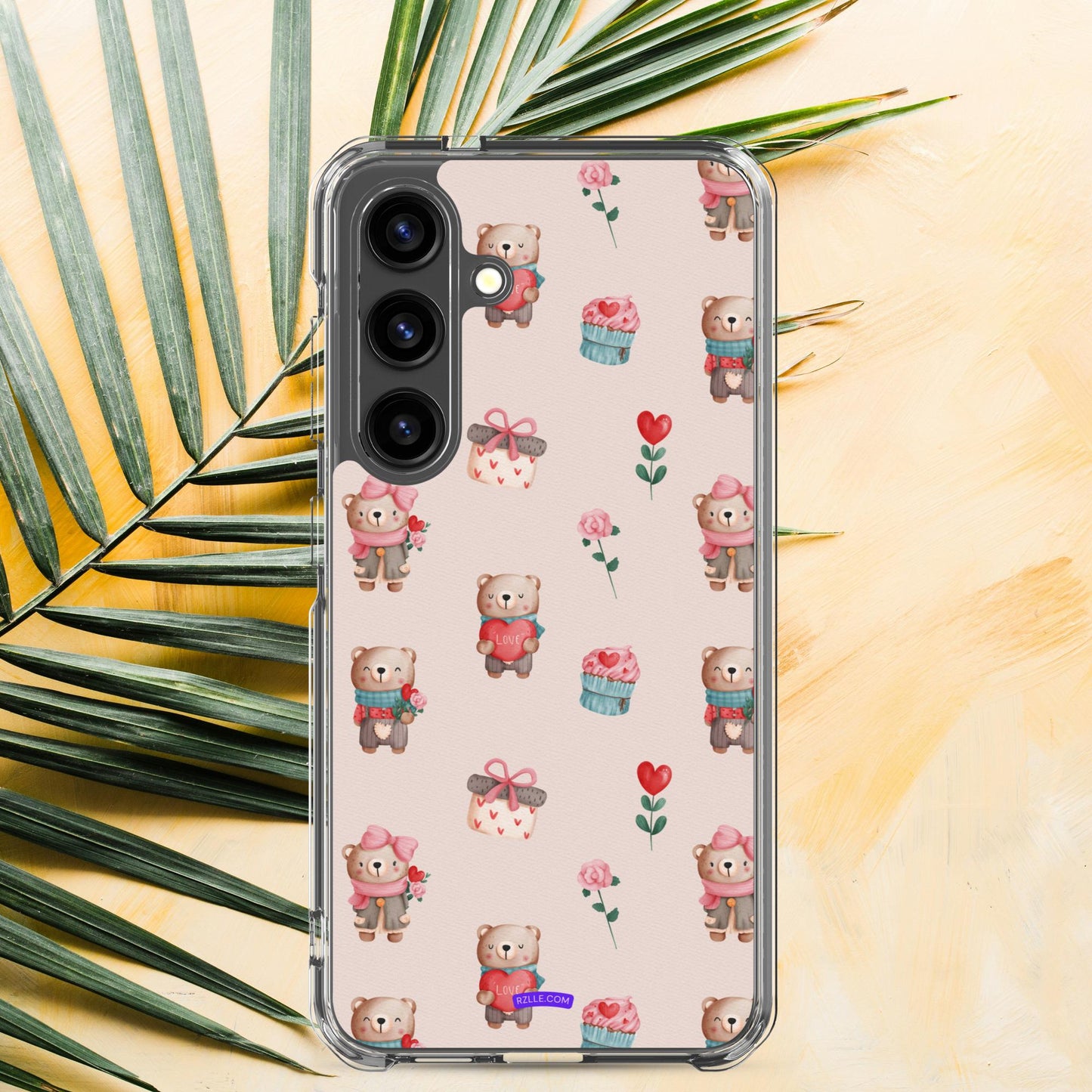 Cute Valentine Bears Samsung® Galaxy Clear Phone Case