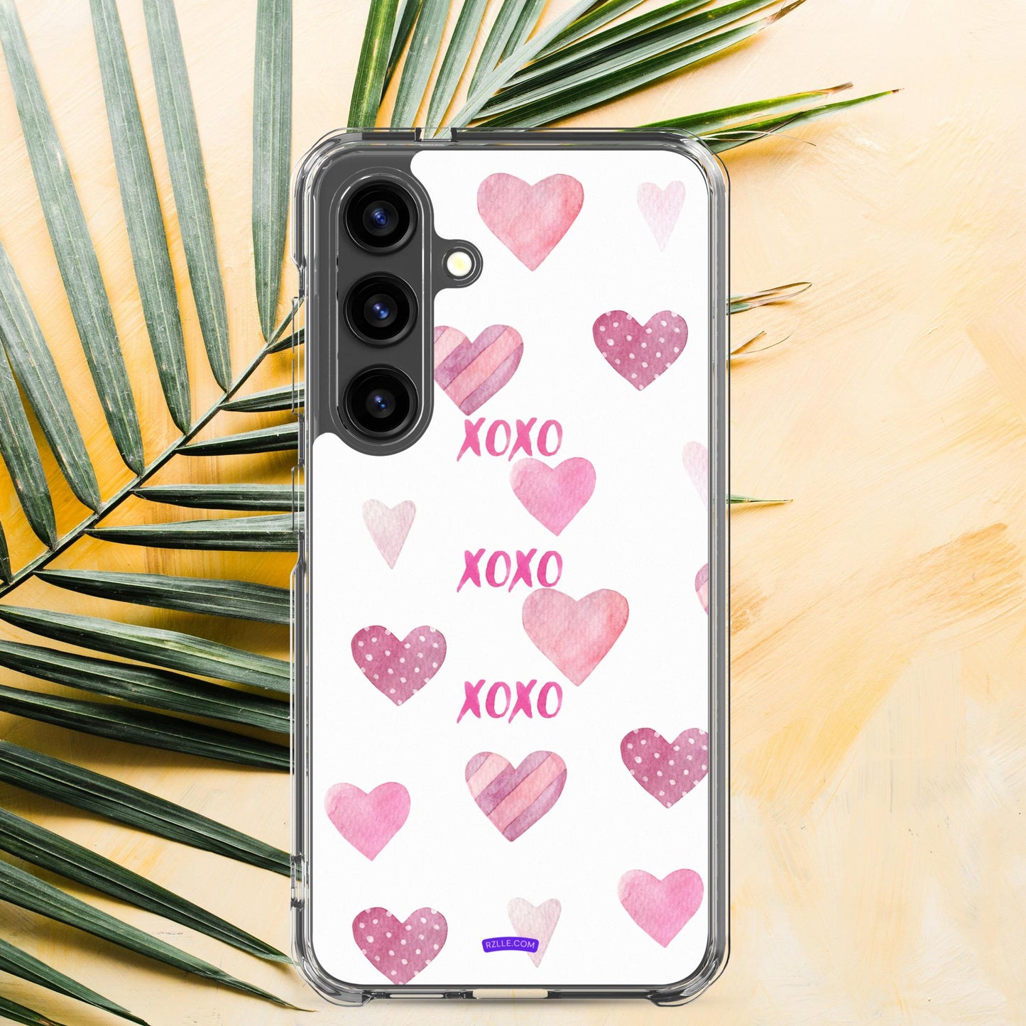 XOXO Pink Hearts Samsung® Galaxy Phone Case