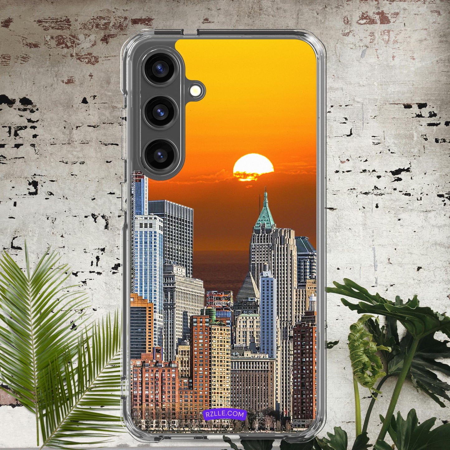 City Skyline Sunset Clear Case for Samsung®