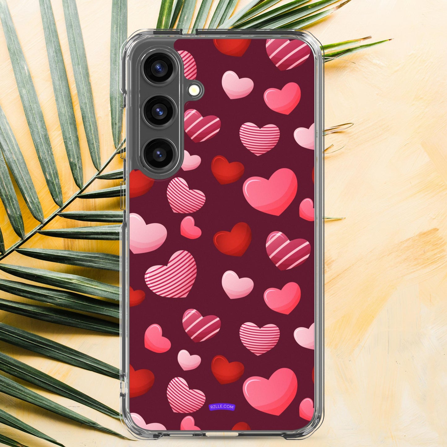 Candy Hearts Samsung® Galaxy Clear Phone Case