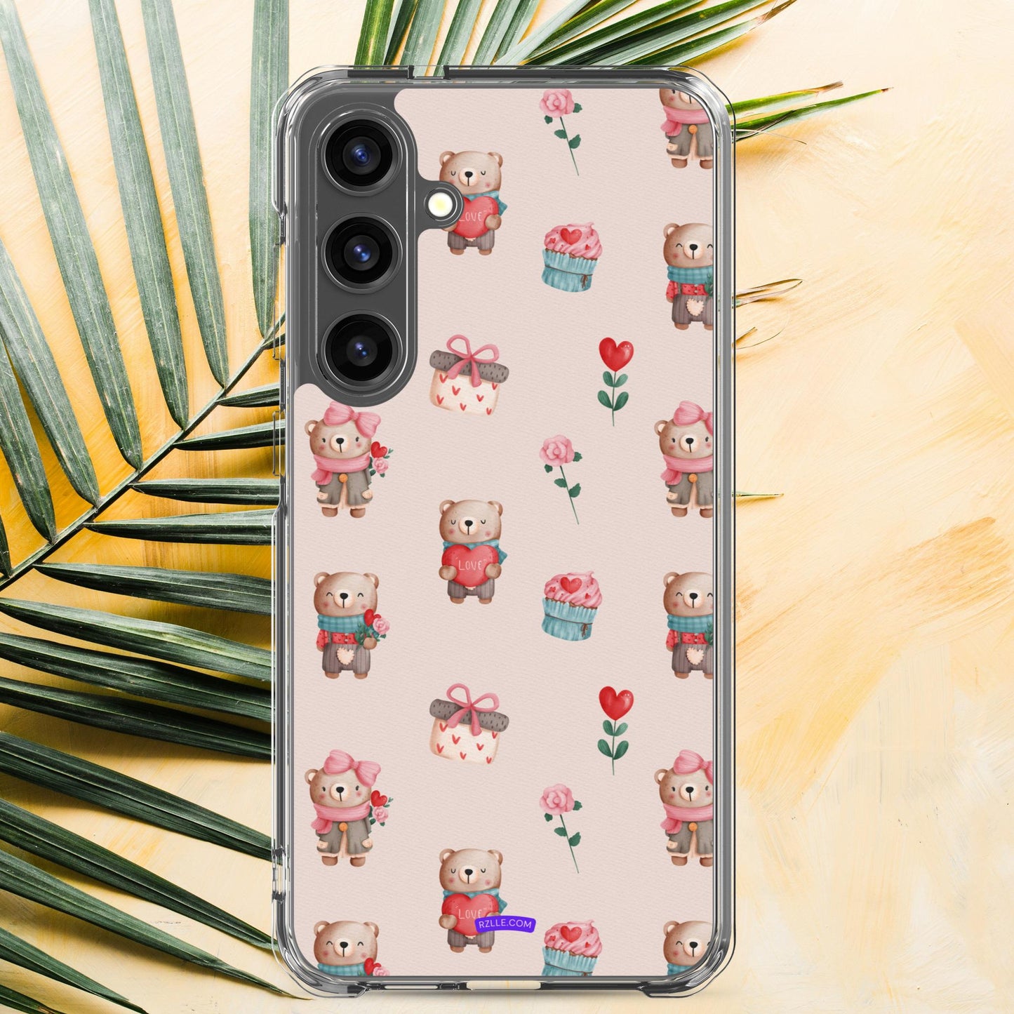 Cute Valentine Bears Samsung® Galaxy Clear Phone Case