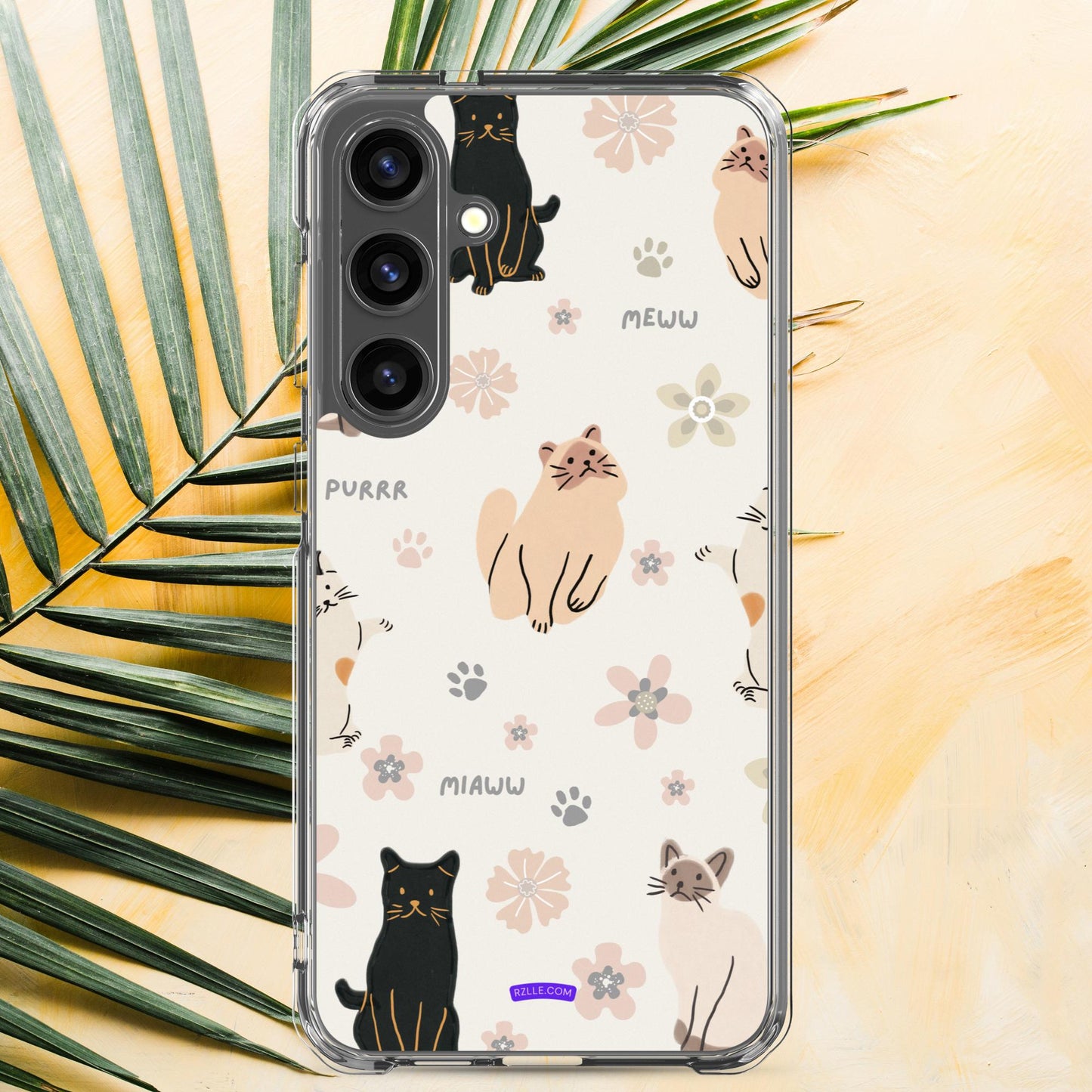 Cute Cats Samsung® Galaxy Clear Phone Case