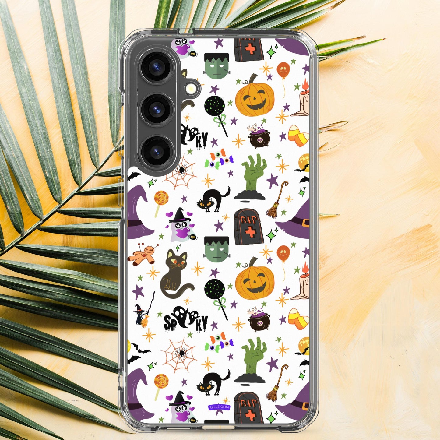 Cute & Spooky Halloween Clear Case for Samsung®