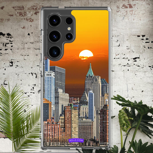 City Skyline Sunset Clear Case for Samsung®