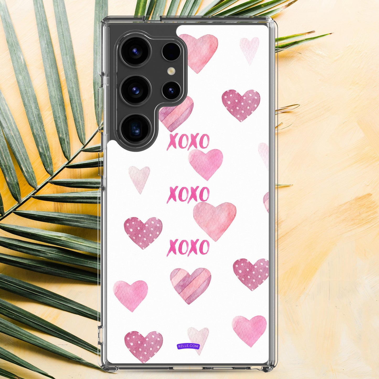 XOXO Pink Hearts Samsung® Galaxy Phone Case