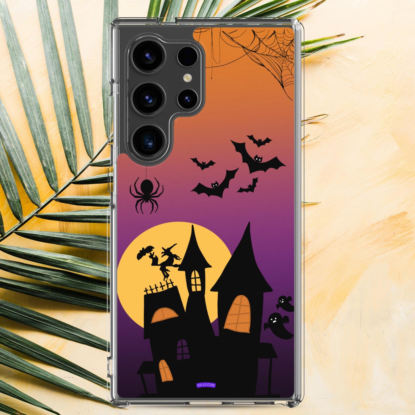 Scary Haunted House Halloween Clear Case for Samsung®