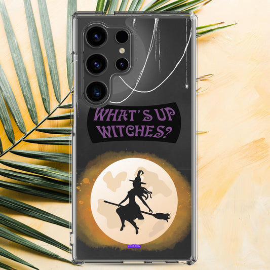 What's Up Witches Halloween Clear Case for Samsung®