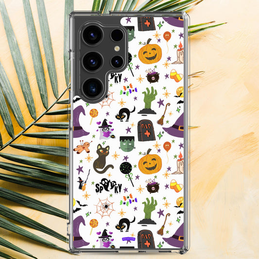 Cute & Spooky Halloween Clear Case for Samsung®