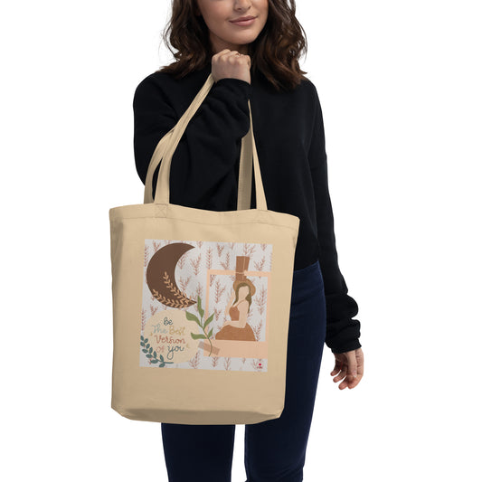 Be The Best Version Of You Boho Aesthetic Eco Tote Bag