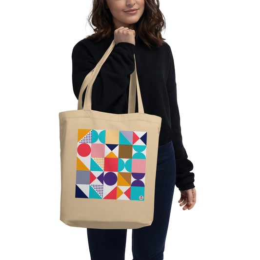 Cool Geometric Abstract Eco Tote Bag