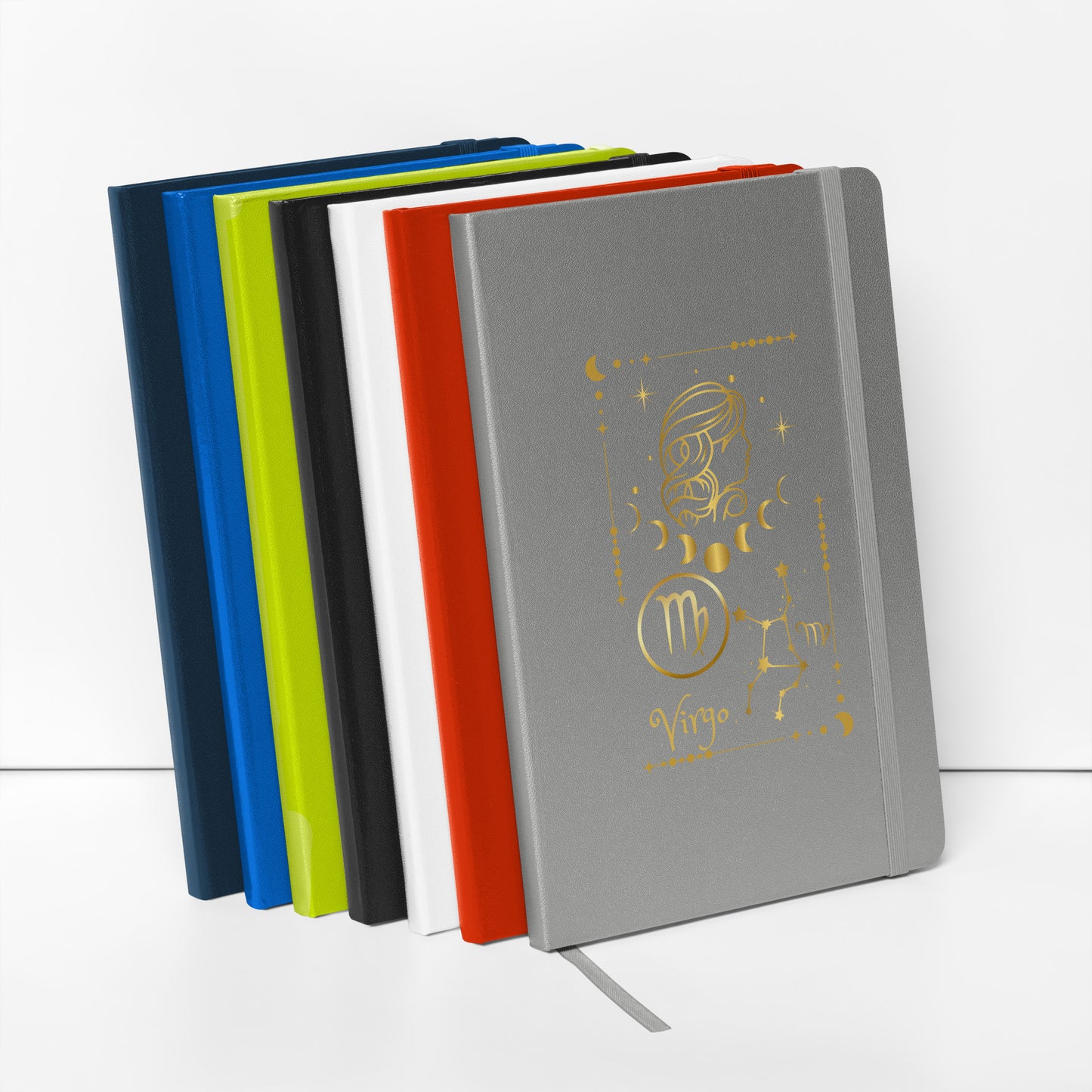 Virgo Zodiac Astrology Hardcover bound notebook