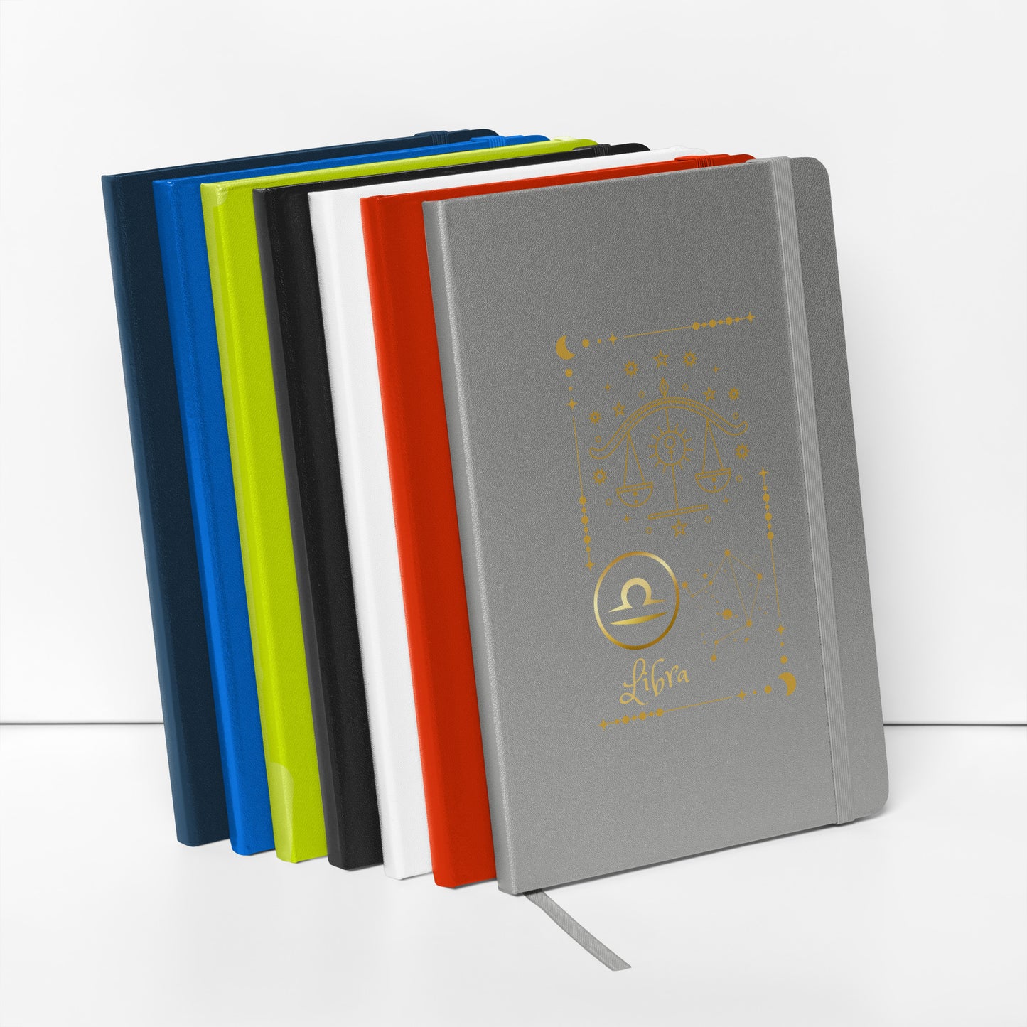 Libra Zodiac Astrology Hardcover bound notebook