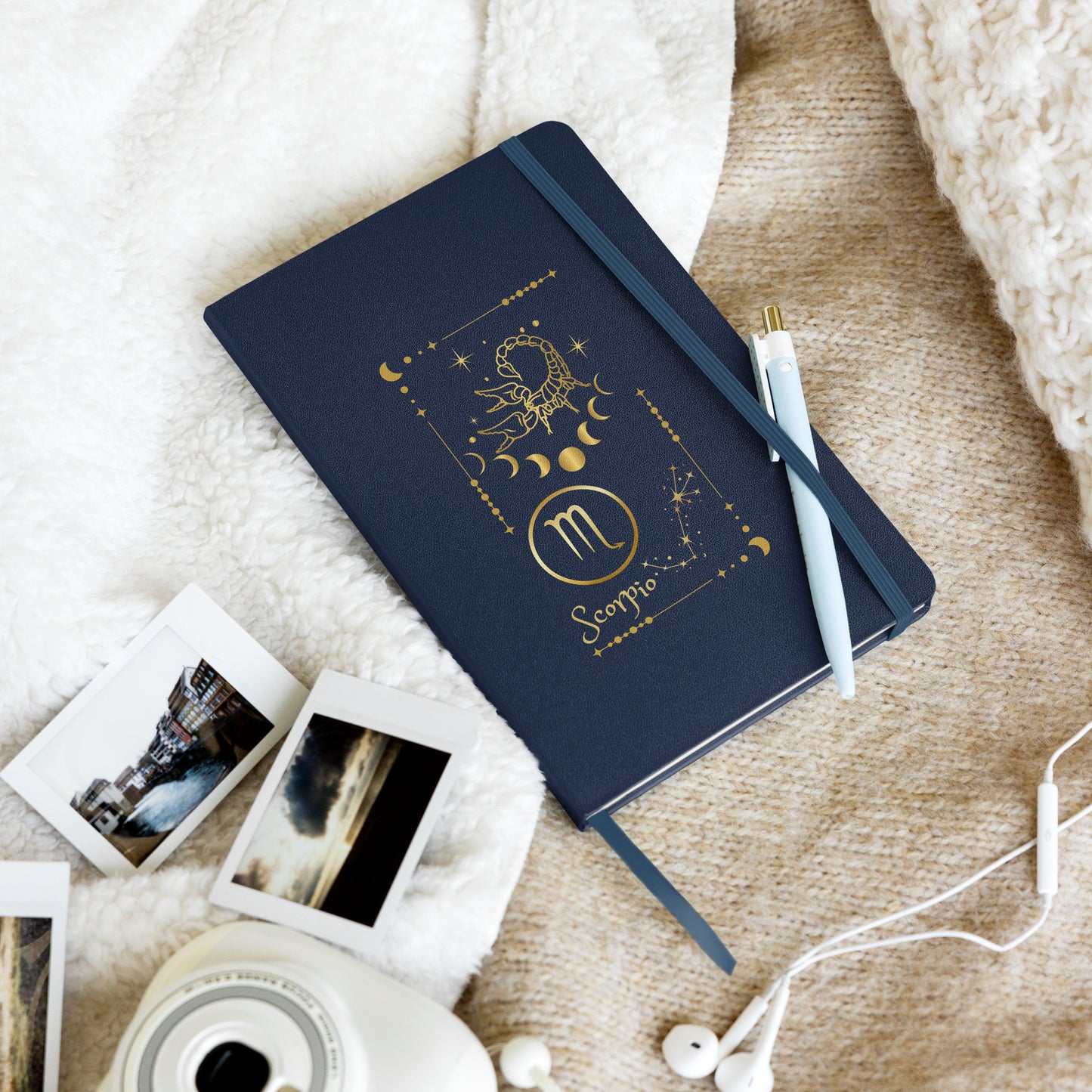 Scorpio Zodiac Astrology Hardcover bound notebook