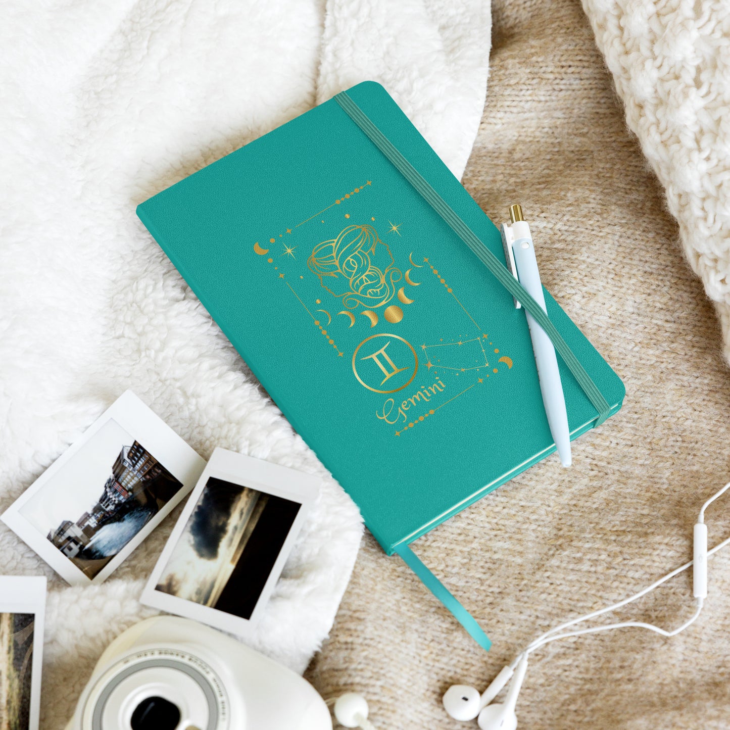 Gemini Zodiac Astrology Hardcover bound notebook