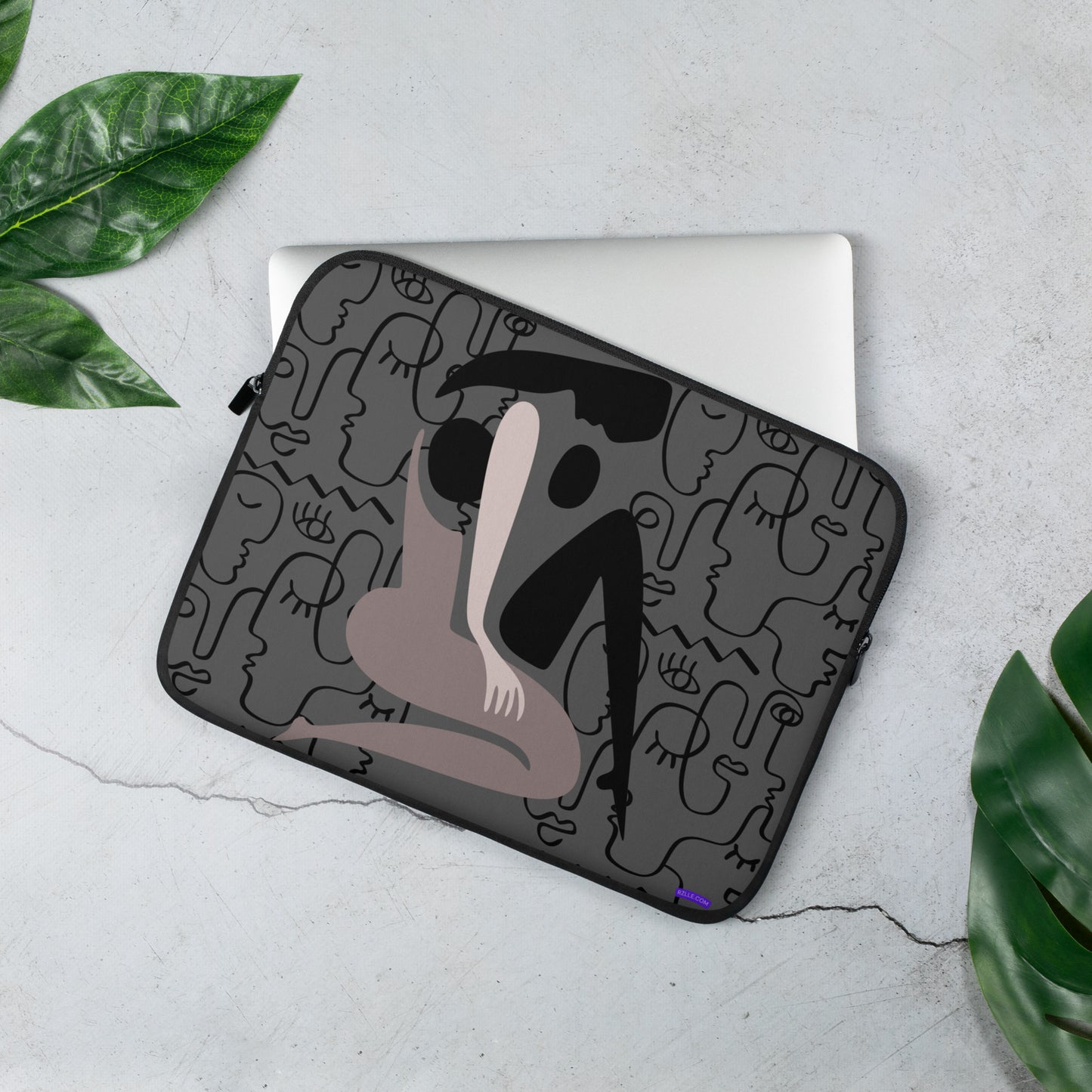 Artistic Abstract Scene Laptop Sleeve