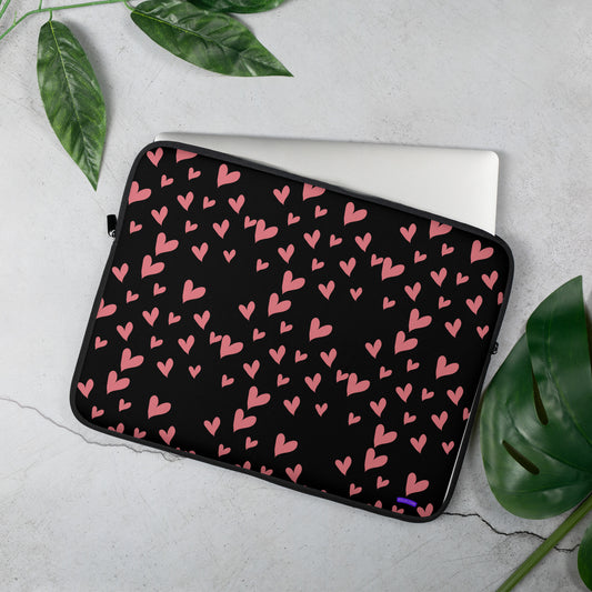 Little Pink Hearts Laptop Sleeve