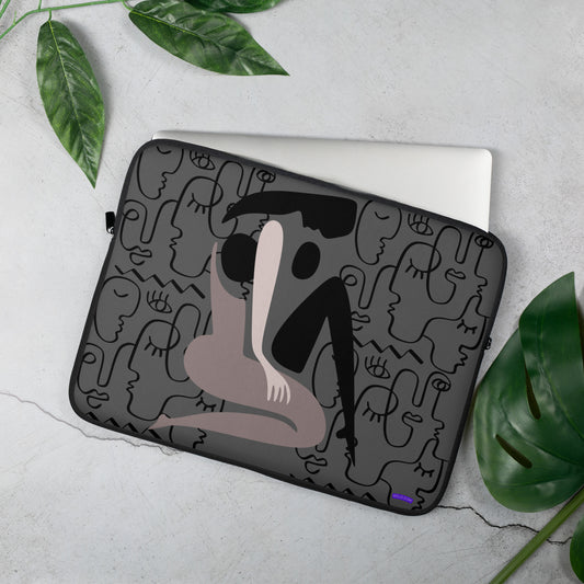 Artistic Abstract Scene Laptop Sleeve