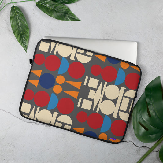 Geometric Abstract Pattern Laptop Sleeve