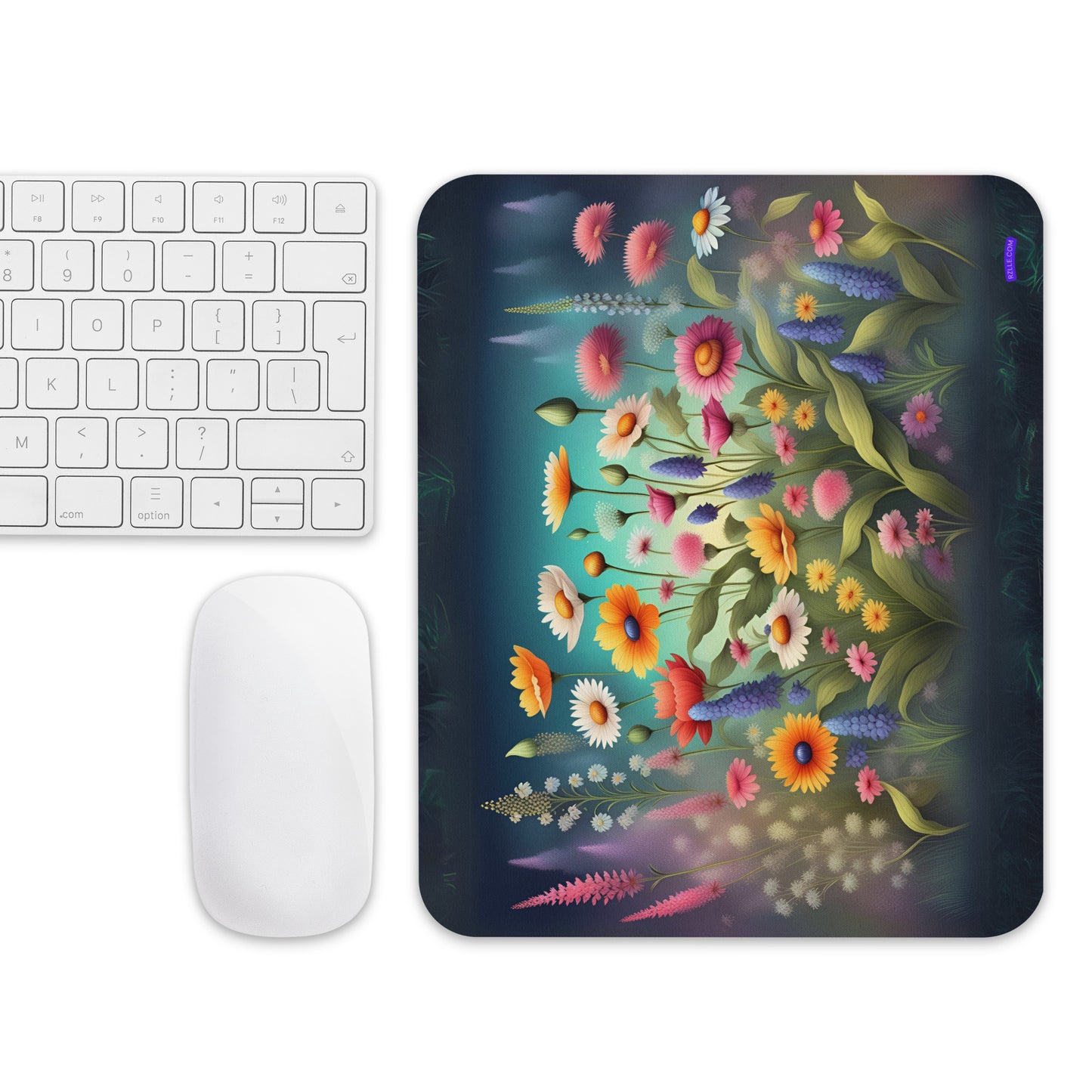 Dreamy Wildflowers Garden Mouse pad