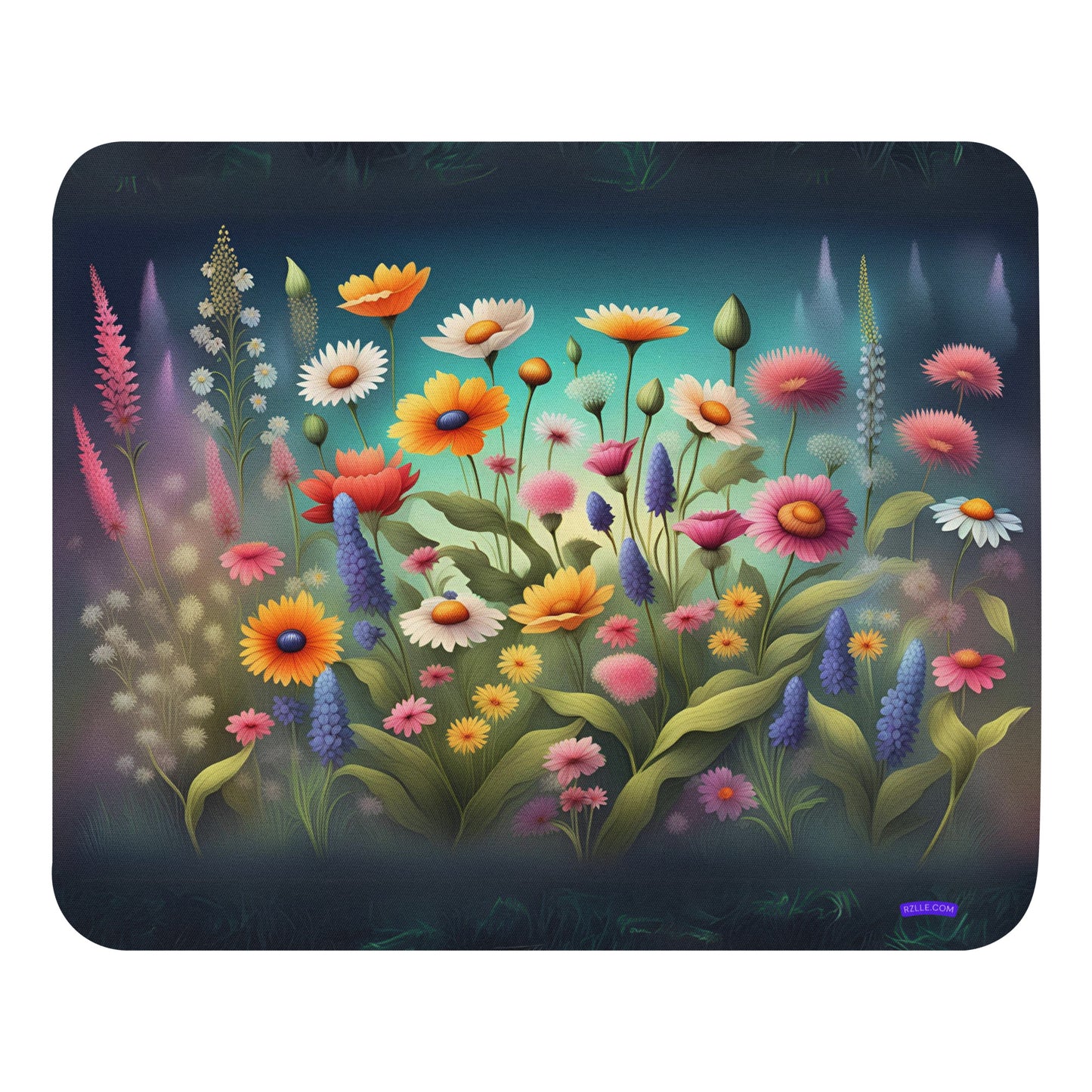 Dreamy Wildflowers Garden Mouse pad